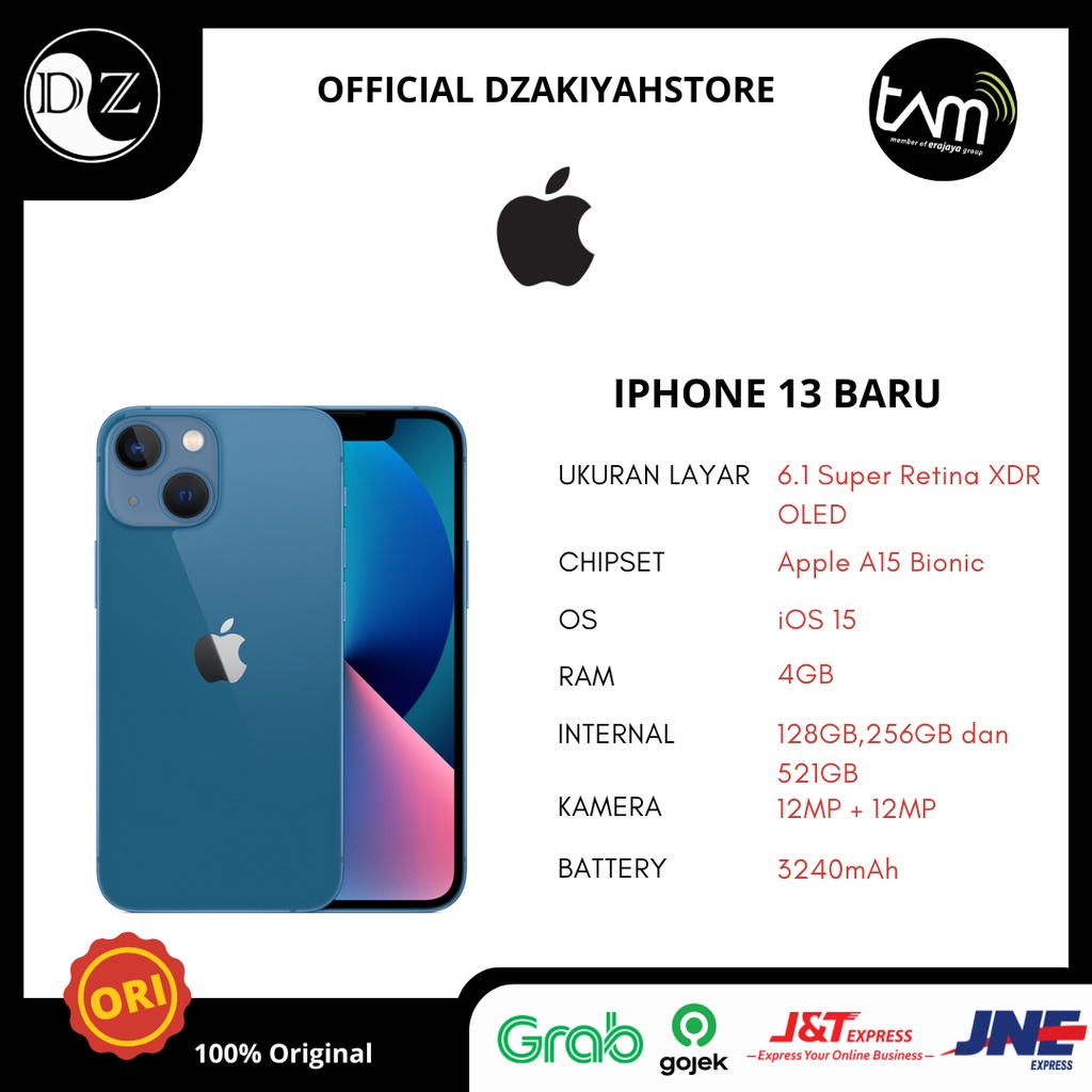 Jual IPHONE 13 RESMI SEGEL | Shopee Indonesia