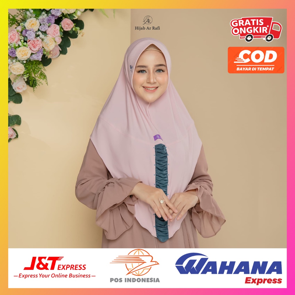 TERLARIS HIJAB DAILY BY AR RAFI AR 577 BAHAN STELLA