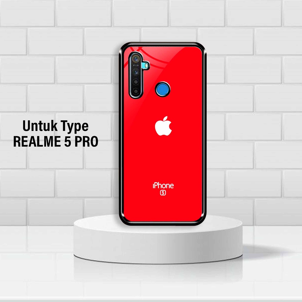 Case Realme 5 Pro - Hardcase Fullprint - Case Premium - Case Kilau - Untung Case 8 - Gambar BRANDED 