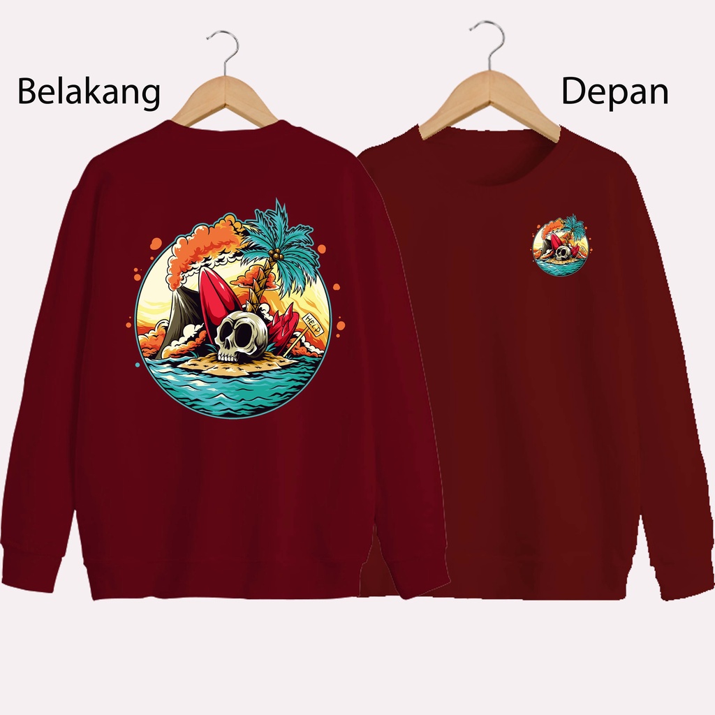 SWEATER UNISEX DB HELP PRIA DAN WANITA  SWEATER JUMBO