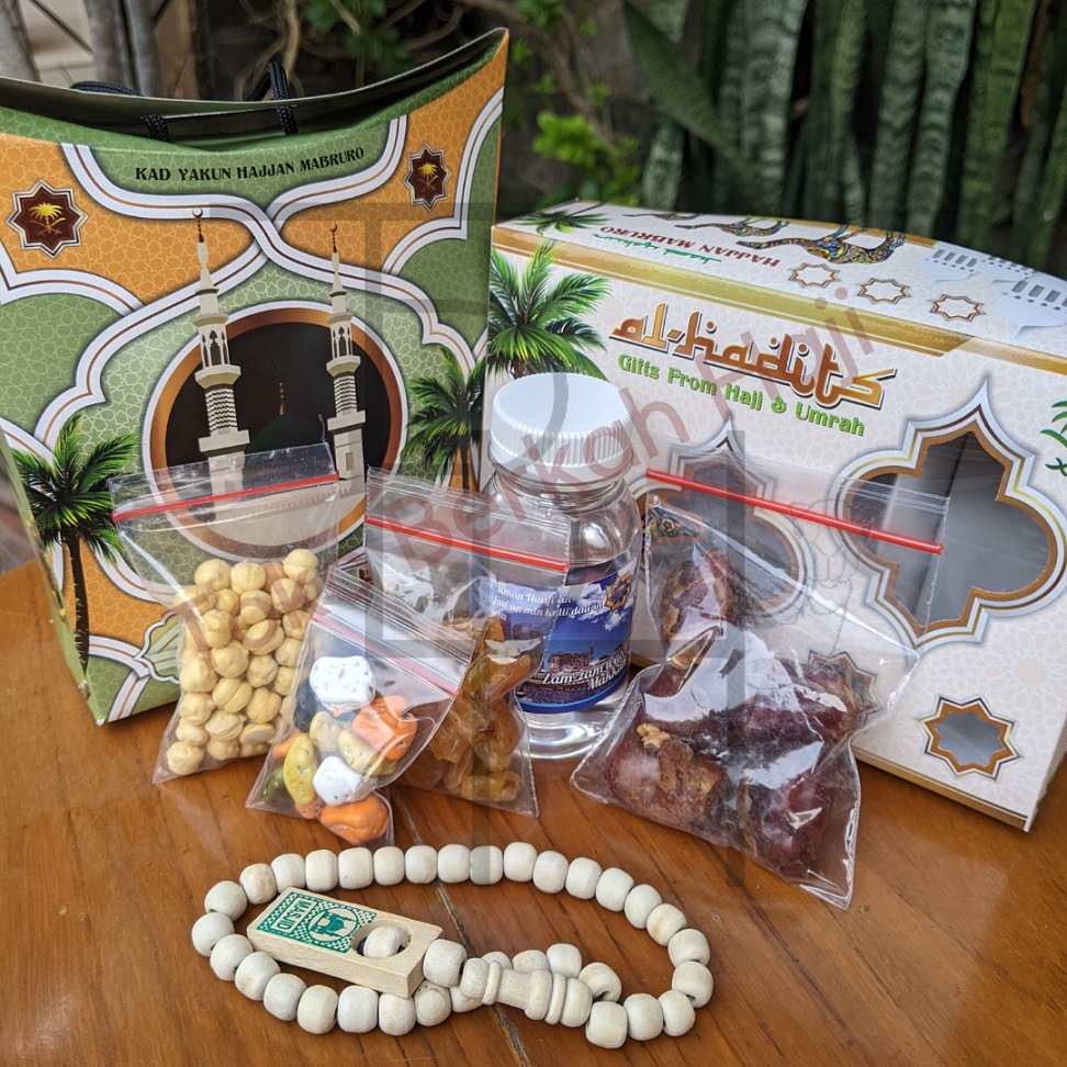 Paket Oleh oleh Haji dan Umroh + Coklat Kerikil + Tasbih