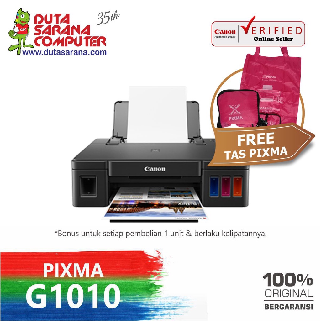 Jual Printer Canon PIXMA G1010 G 1010 G1010 Single Function Print Saja