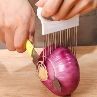 IKILOSHOP Garpu potong bawang kentang tomat daging onion slicer cutter pisau