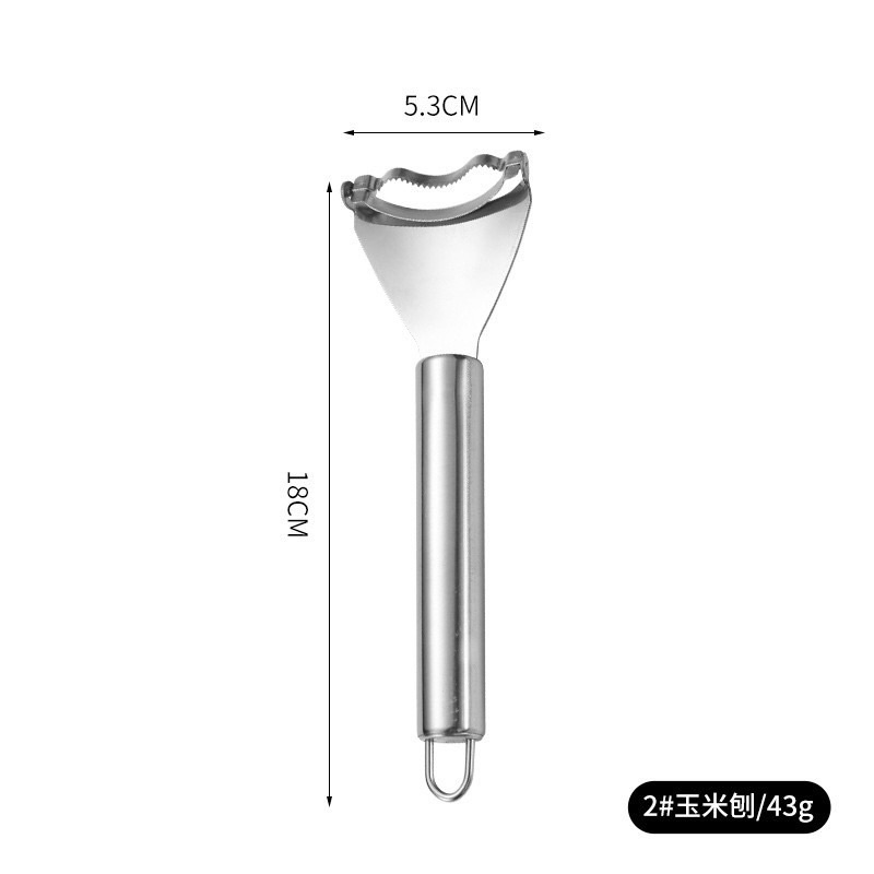 Alat Pengupas Biji Jagung Corn Peeler Stainless Steel Pisau Serut Jagung MPASI Bayi