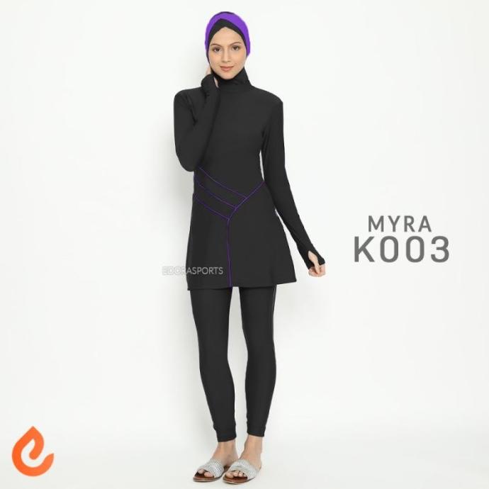 Baju Renang Wanita Muslimah Myra by EDORA Slimfit