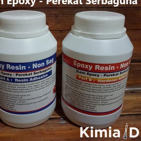 

Epoxy Resin Non Sag - 2 Kg - Lem Epoxy Resin - Lem Material