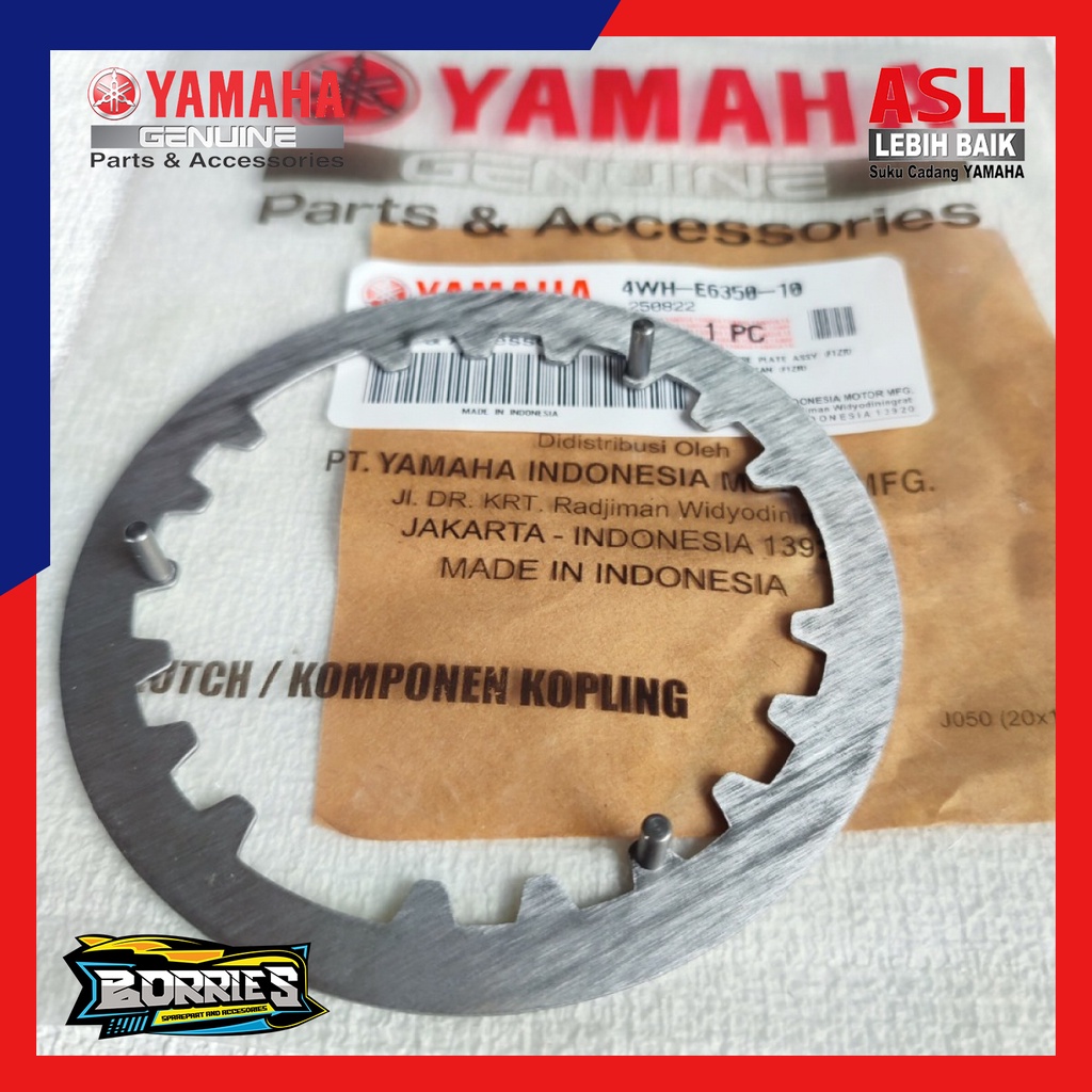 Plat Tahanan Tekanan Kopling Yamaha F1ZR Jupiter Vega R 4WH-E6350-10