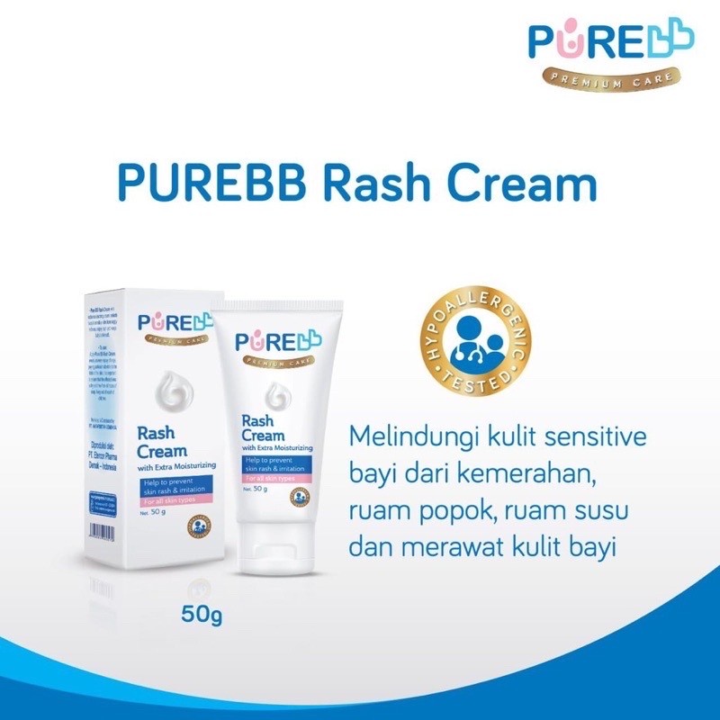 PURE Baby Cream Premium Care Diaper Cream | Rash Cream | Sunblock