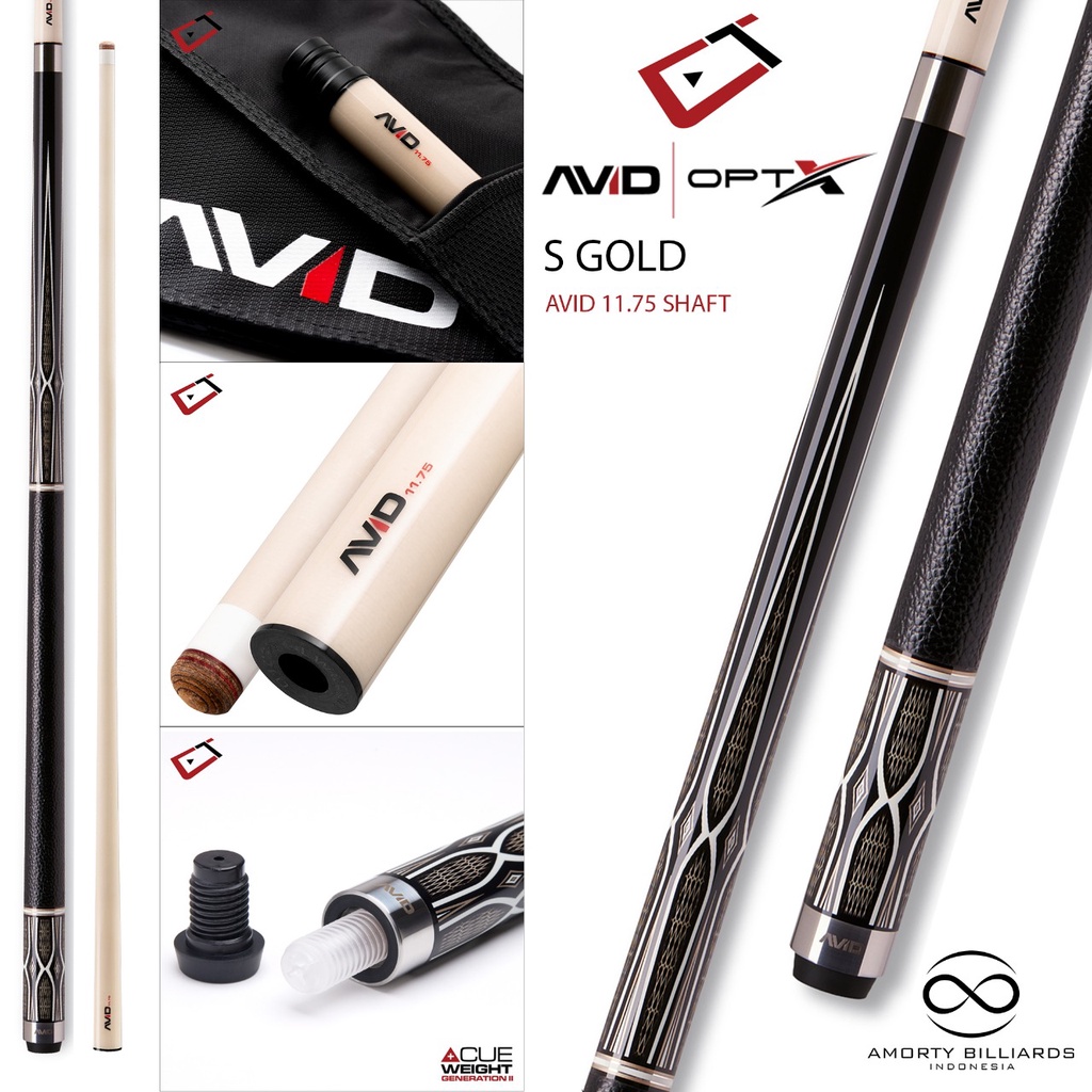 Cuetec Avid Opt-X Gold Shaft 11.75mm