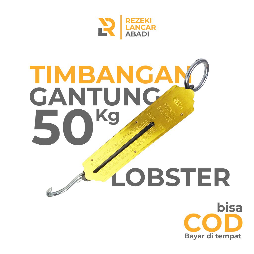LOBSTER Timbangan gantung 50kg - timbangan gantung manual 50kg