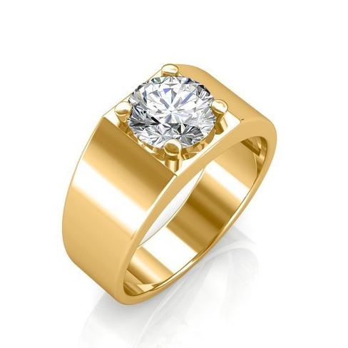 1901 Hijab Cincin Pria Berlian Swarovski Lapis Emas