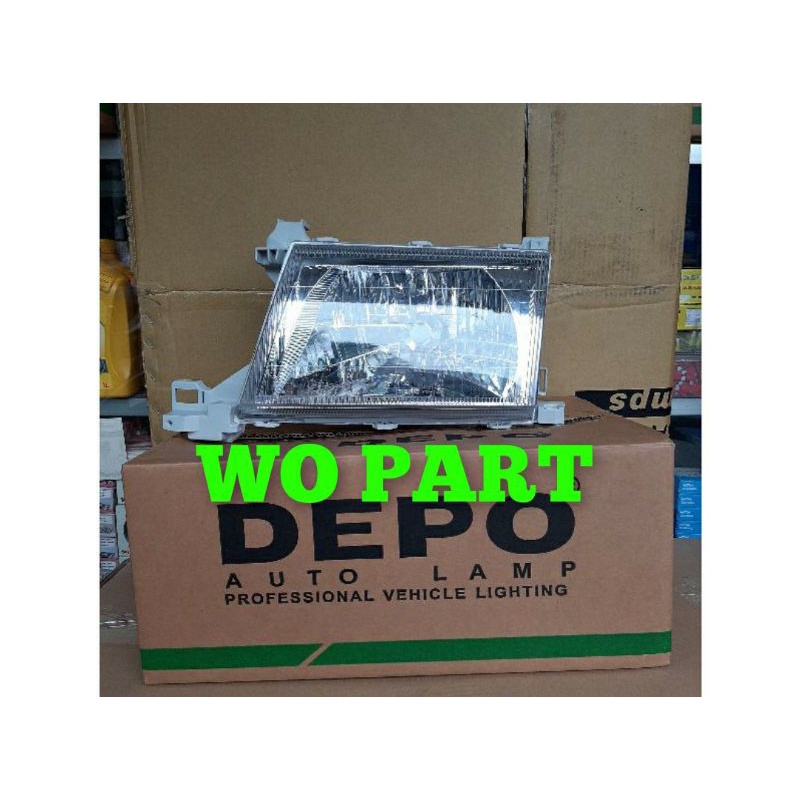 headlamp lampu depan kijang kapsul tahun 2000 2001 2002 DEPO lampu depan kijang kapsul