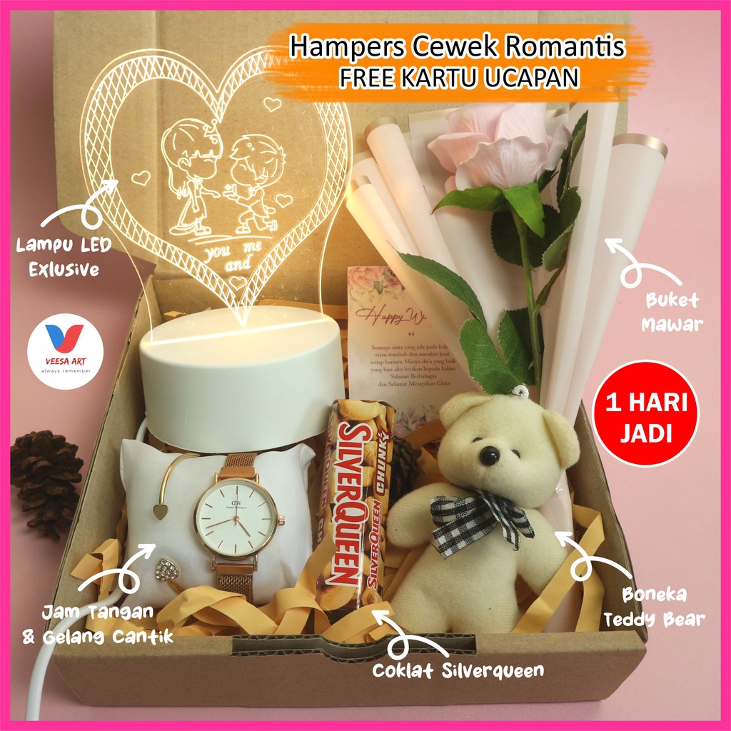 KADO ULANG TAHUN CEWEK HAMPERS HEMPERS LAMPU LED ULTAH HADIAH ANNIVERSARY KADO LEBARAN KADO VALENTINE HADIAH Kado Cewek / Hadiah Cewek / Hampres LUCU AESTETIK BONEKA BUKET BUNGA COKLAT JAM TANGAN GELANG ROMANTIS PREMIUM ESTETIK EXTRA PAKING AMAN KACAMATA