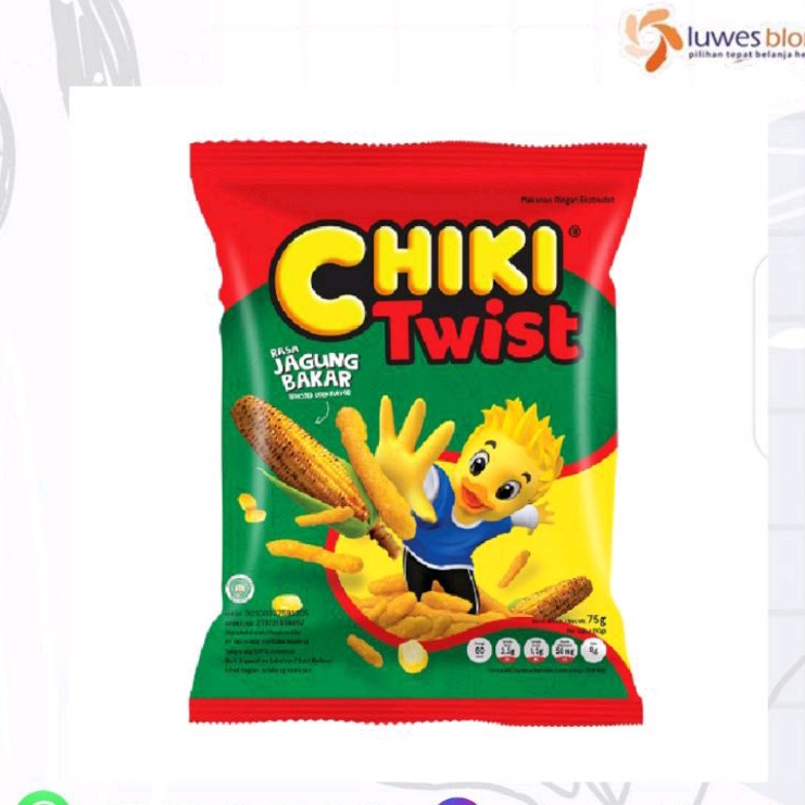 

Chiki Snack Twist Roasted Corn 75G