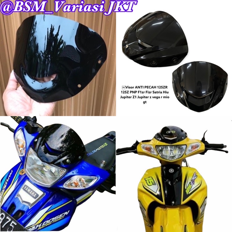 COD Visor 125 ZR Winshield 125 ZR Universal Fizr,Vega,Jupiter Z1,Satria Hiu