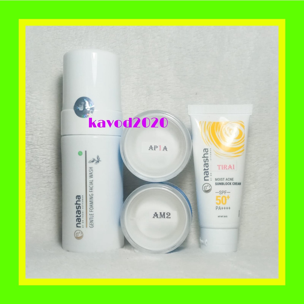 Natasha Skin Care Paket Jerawat Lengkap by dr Fredi Setyawan Original Bruntusan Komedo Acne (gentle,