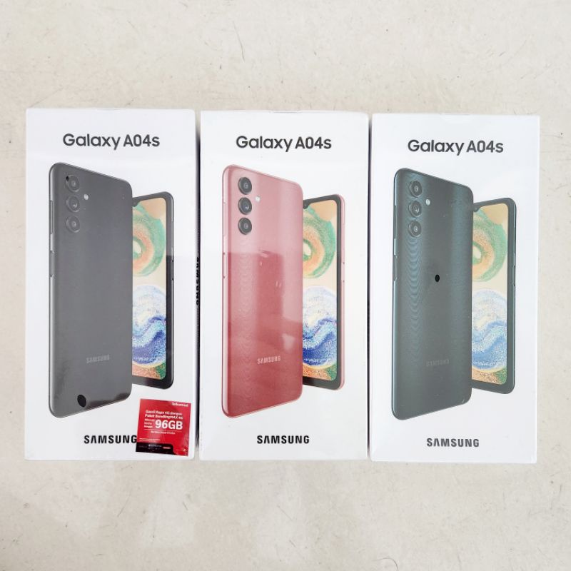 Samsung Galaxy A04s 4/64 Gb 4/64GB RAM 4GB 4G LTE Garansi Resmi SEIN