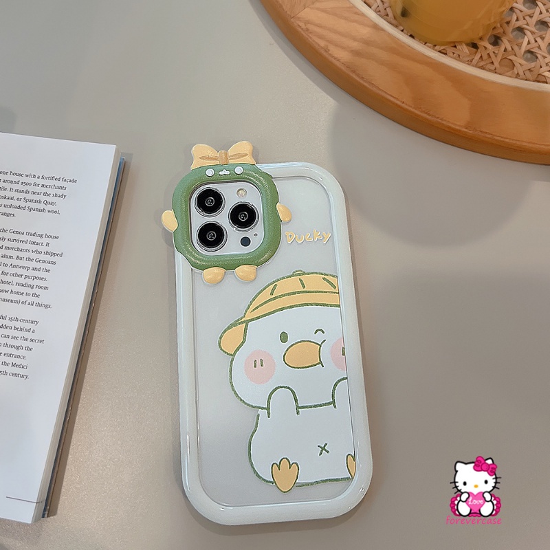 Soft Case Motif Kartun Bebek Monster 3D Untuk Oppo A16 A54 A95 A76 A5s A15 A57 2022 A77s A55 A74 A12 A96 A16E A94 A3s A12 A53 A33 Az A16 A3 Az A33 A6 Az A91 2020 616 Cover Penutup Mesin Cuci