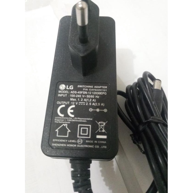 lg adaptor 12v 2.5a high quality
