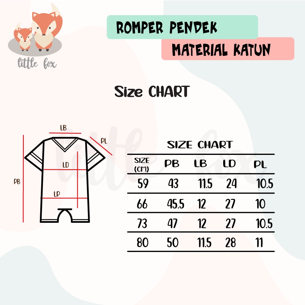 [ IMPORT ] ROMPER PENDEK BAJU BAYI / JUMPER BABY UNISEX KATUN KARTUN LUCU