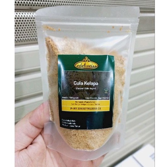 

Gula kelapa/coconut palm sugar edelweiss 100gr