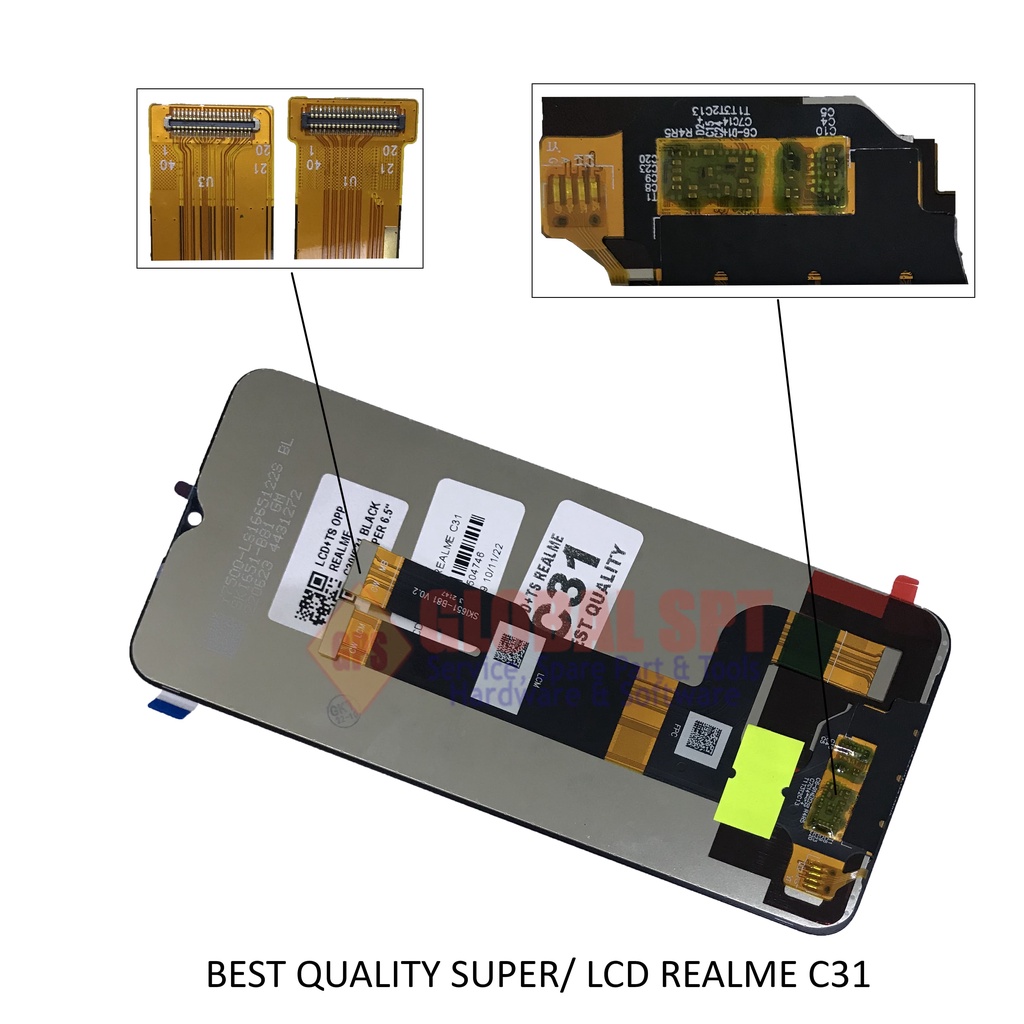 BEST QUALITY SUPER / LCD TOUCHSCREEN REALME C31