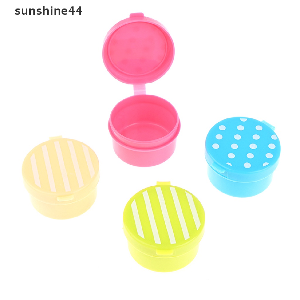 Sunshine 4Pcs / Set Botol Saus Tomat Mini Bahan Plastik Untuk Perlengkapan Dapur