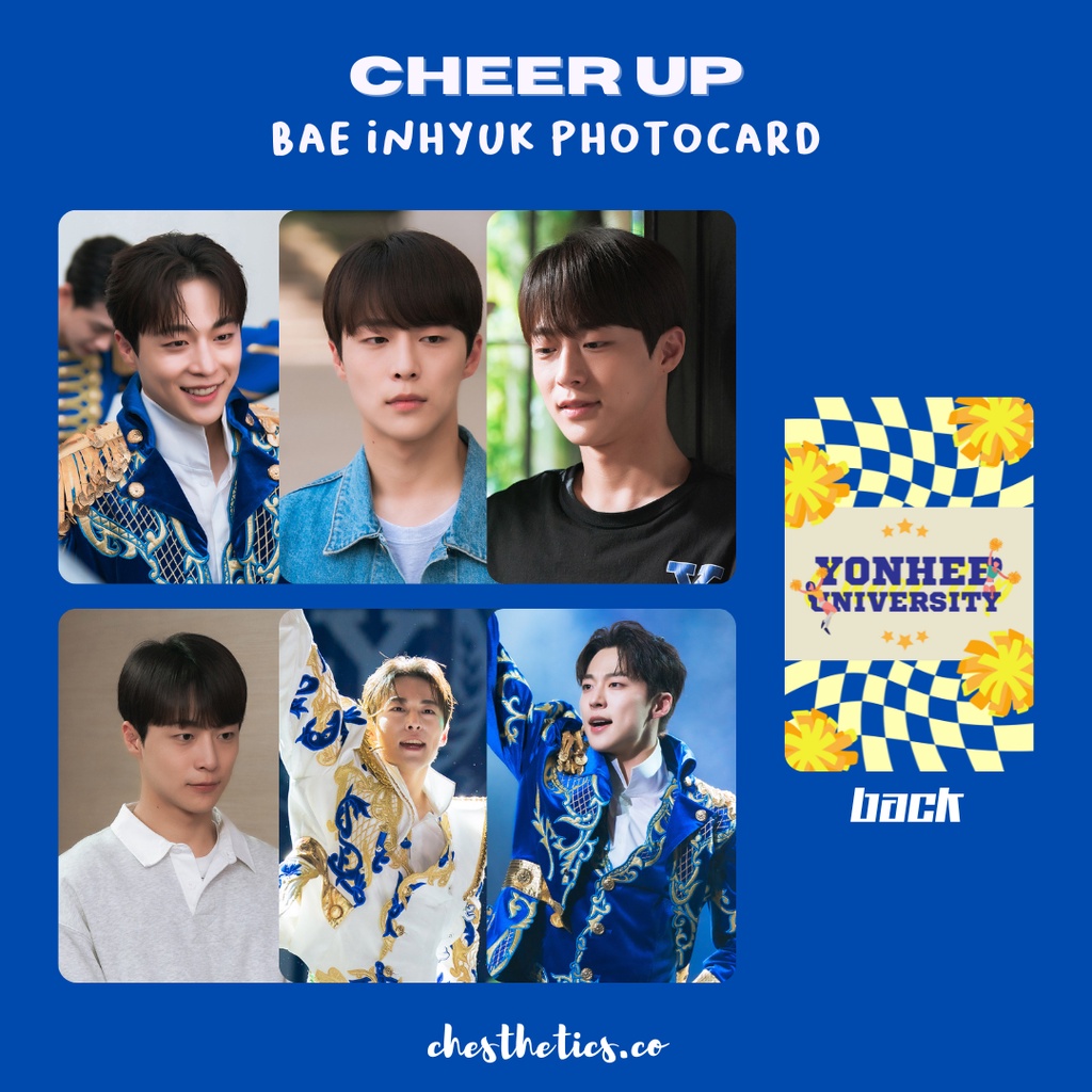 Cheer Up KDrama Korea Korean Drama Photocard Aktor Bae Inhyuk Han Jihyun Kim Hyunjin Jang Gyuri