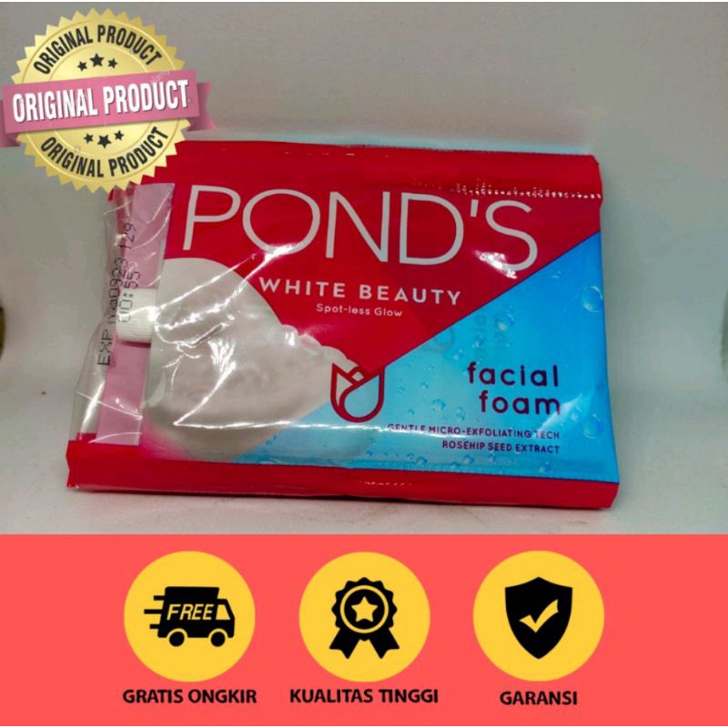 Pond's facial foam sachet/sabun ponds saset