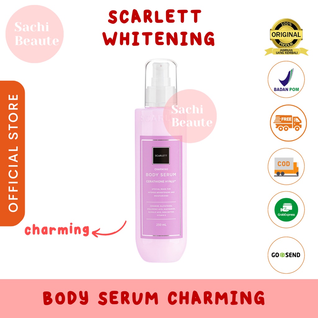 Scarlett Whitening Body Serum Charming