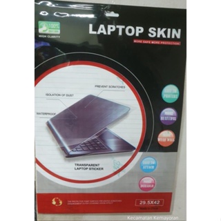 Skin Body Laptop Transparan