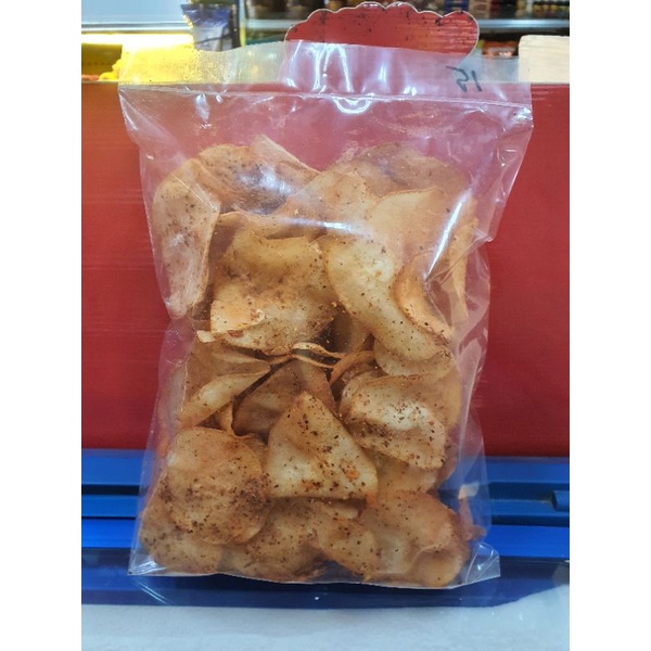 

Keripik Singkong Pedas kering 200gr