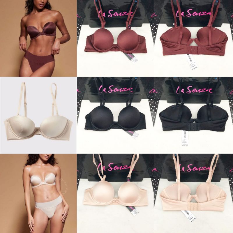 La Senza Strapless Bra Push Up Level 2 ( Tali Bisa Dilepas Pasang ) 32B 32DDD 34C 36B 11148842 ( 602