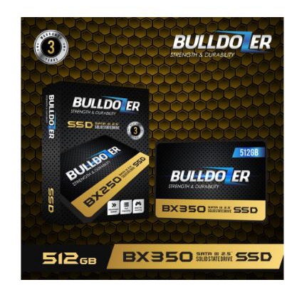 Ssd bulldozer 512gb 2.5&quot; sata III 3.0 6Gbps for laptop pc enclosure bx350 bx-350 - solid state drive 2.5 inch 512g sata3