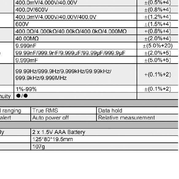 AVOMETER DIGITAL ZOTEK VC921 / MULTITESTER DIGITAL VC921 ORIGINAL