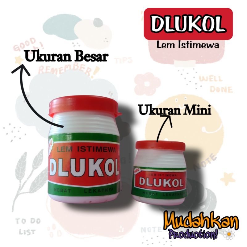 

DLUKOL Lem Istimewa [ 1 pcs ] Lem Anak / Lem Keterampilan / Lem Murah