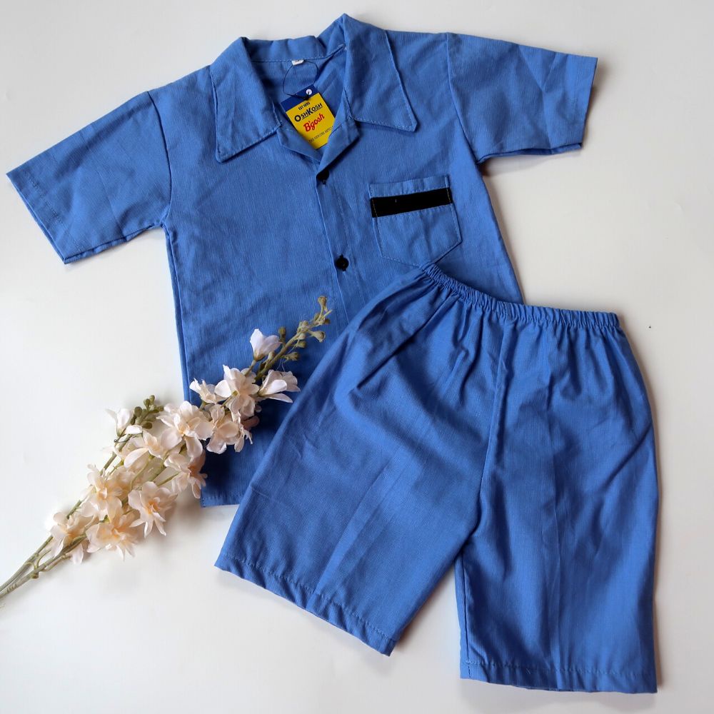 Setelan Korea Pendek Anak Perempuan 6-10 Tahun