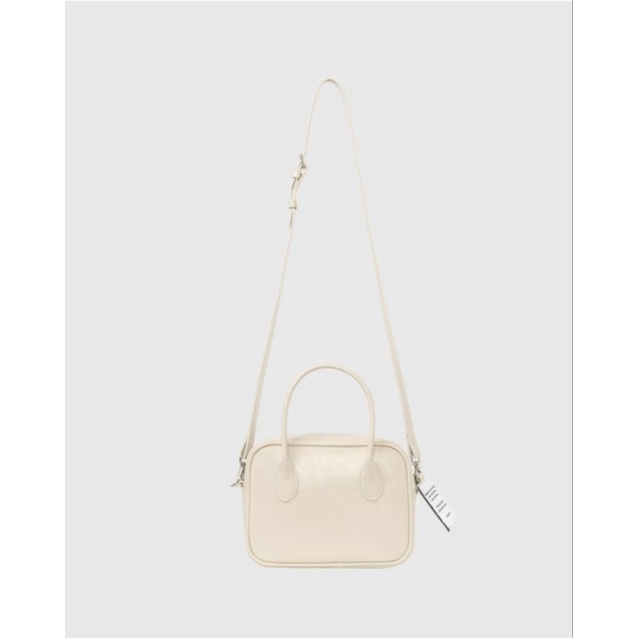 Nieeh Jennie BlackPink Square Bag Mini Cream Black