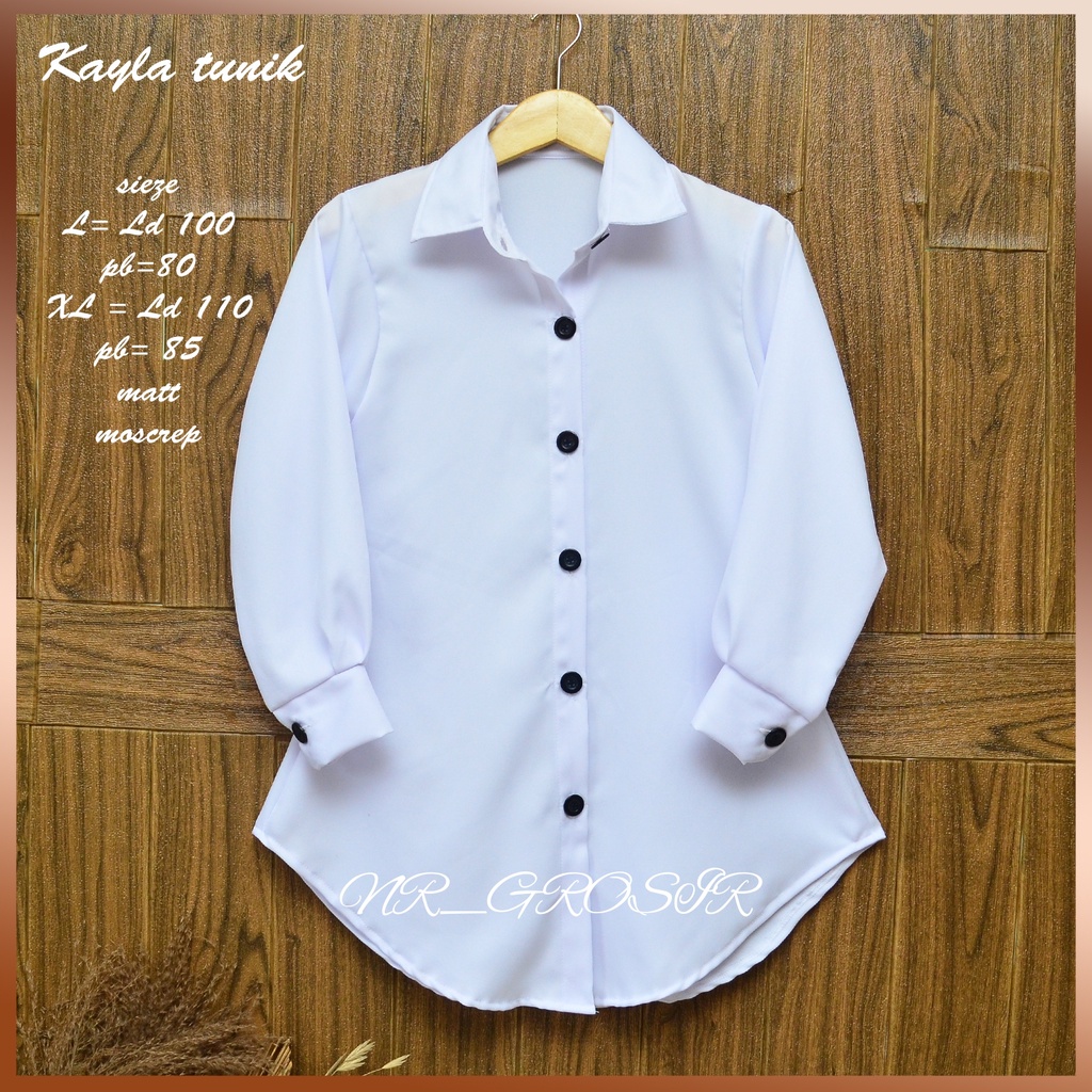 Baju Muslimah / Baju Tunik Wanita / Baju Tunik kayla Wanita