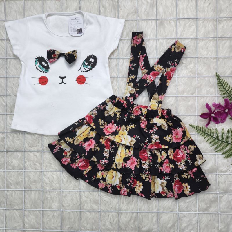 Baju bayi perempuan Set overall