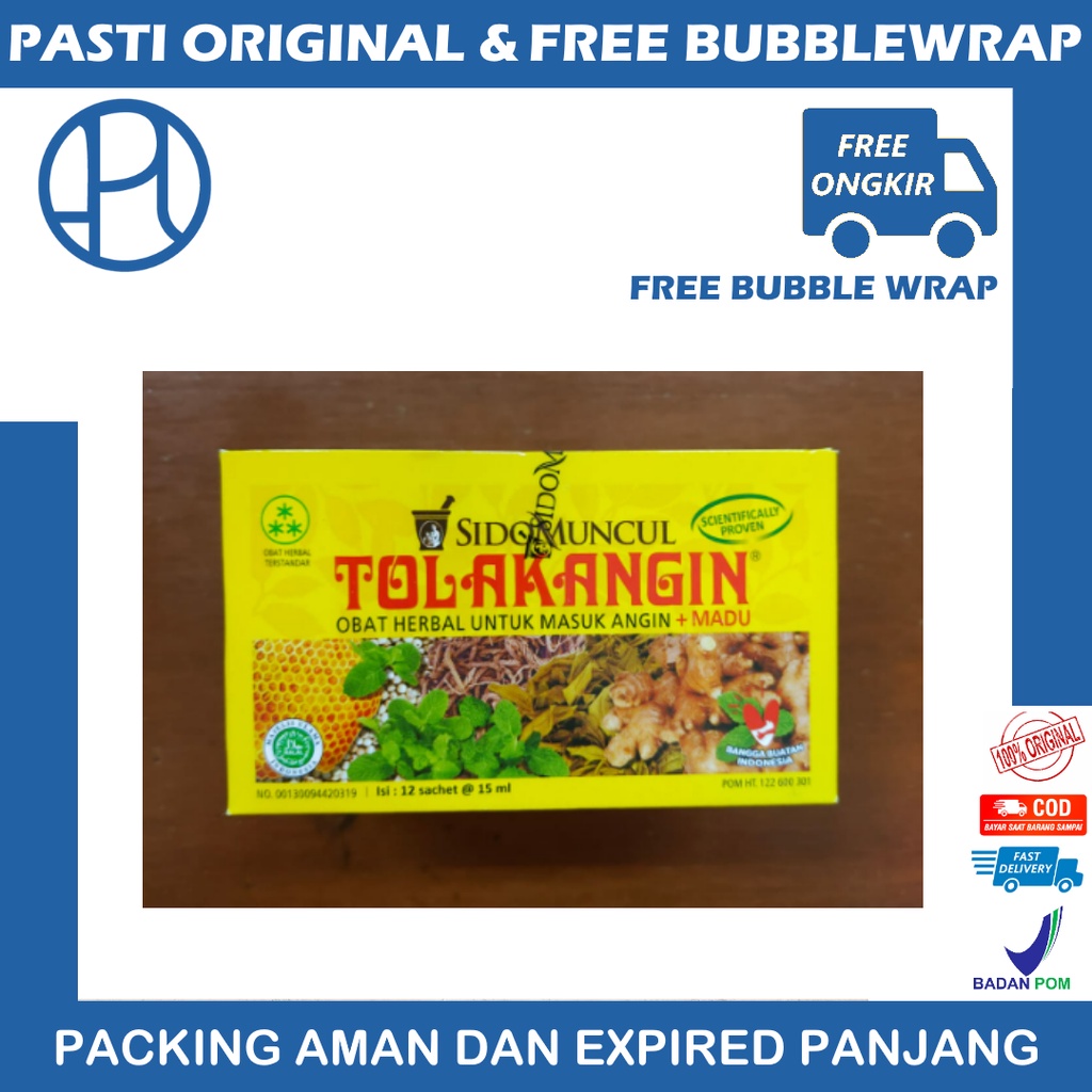 TOLAK ANGIN CAIR PLUS MADU SACHET 15ML ISI 12 SACHETS