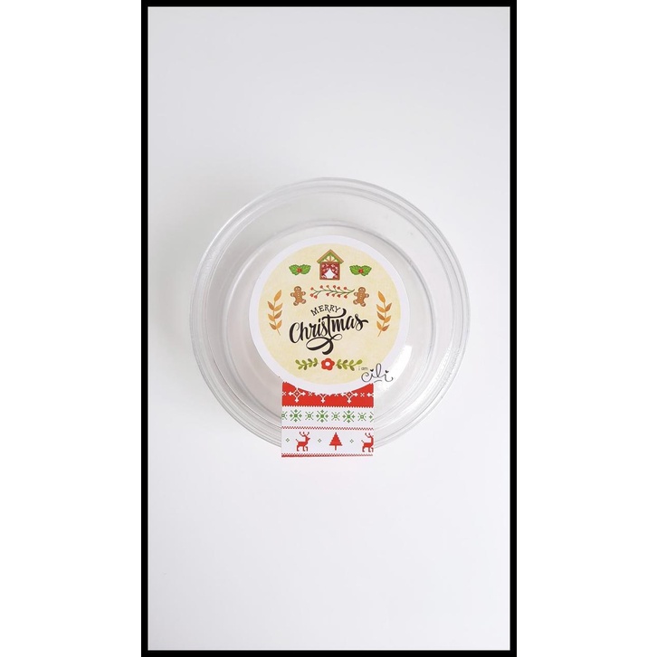 

(Sc024) Stiker Natal Christmas Yellow Untuk Toples 500Gr (Uk 8X15Cm)