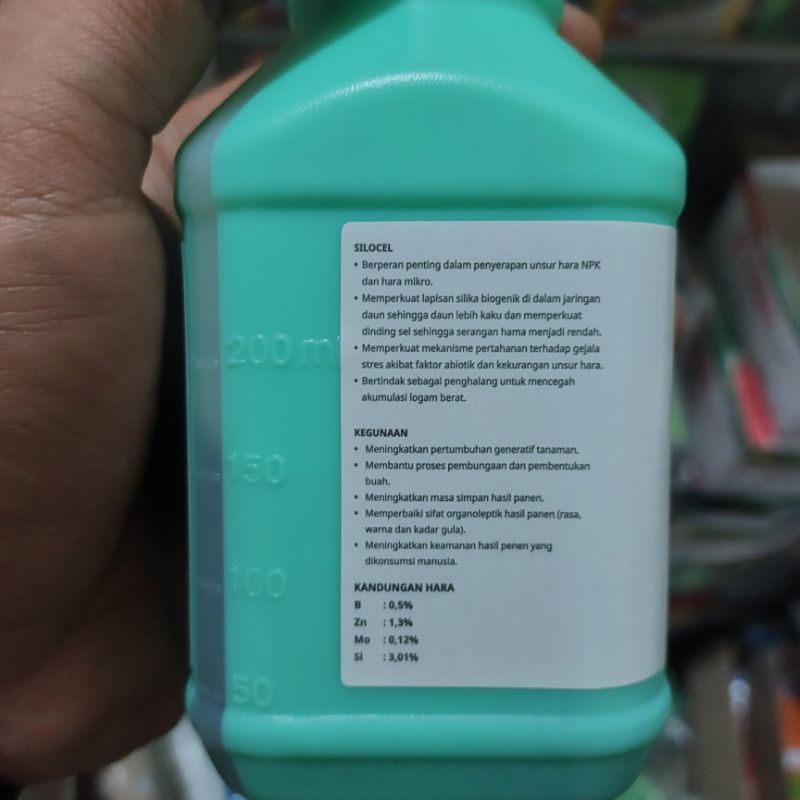 SILOCEL PUPUK MIKRO MAJEMUK CAIR 250 ML MEMPERKOKOH BATANG DAN MENYEMBUHKAN ASAM ASAMAN