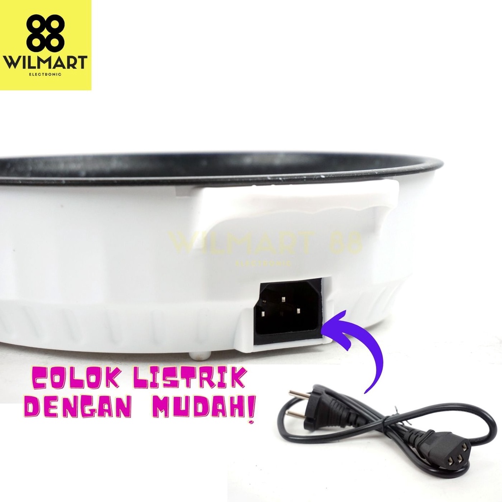 Wajan Penggorengan Listrik / Panci Memanggang / Panggang | Electric Frying Pan MUFID PGG-132 | Wajan Panggang Elektrik BBQ | PGG - 132