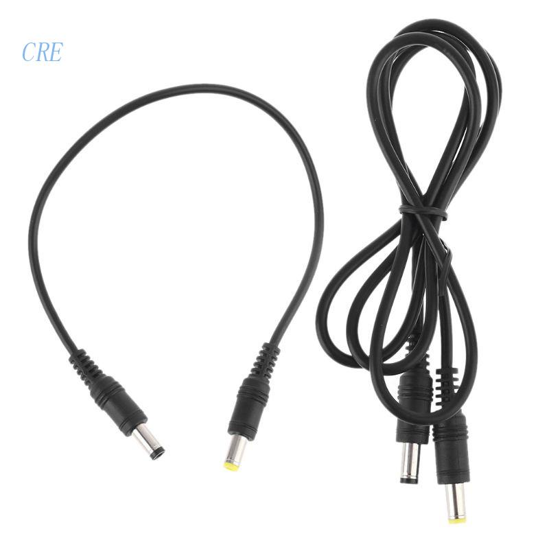 Cre Kabel Adapter Power Supply DC 5.5x2.1mm Male Ke 5.5x2.5mm Male Untuk Kamera CCTV LED