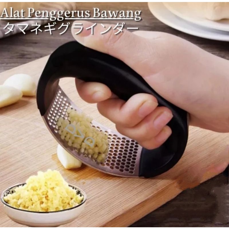 alat penggerus bawang putih stainless
