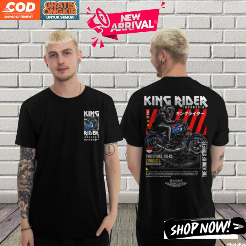 KAOS DISTRO PRIA KAOS RX KING PAKAIAN PRIA BAJU YAMAHA RX KING PAKAIAN PRIA
