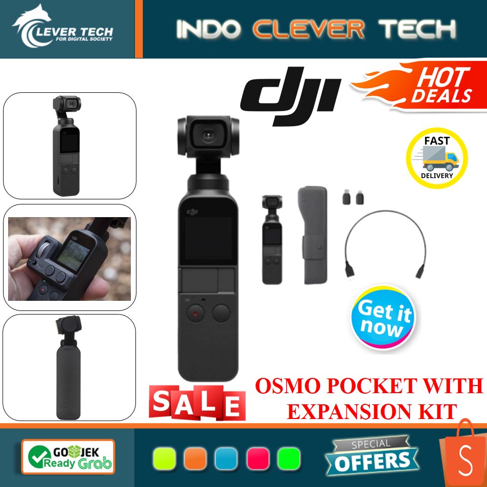 DJI Osmo Pocket 4K With Expansion Kit Gimbal Camera