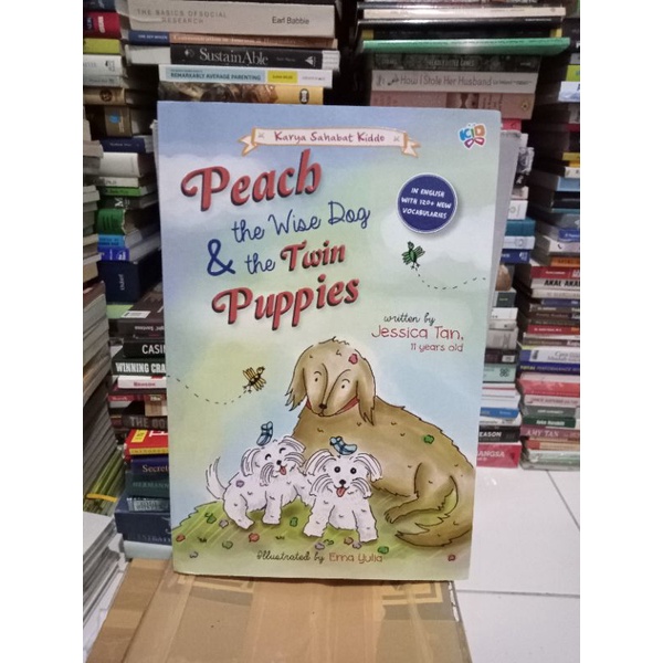 Buku Cerita Import Peach the Wise Dog & the Twin Puppies