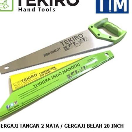 (TEKIRO) Gergaji Kayu 2 Mata 20"